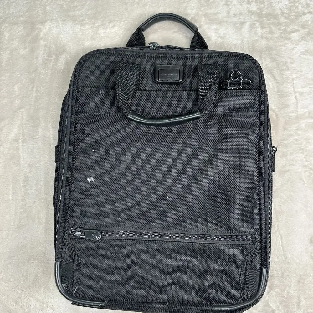 BRIGGS & RILEY Travelware Laptop Briefcase Backpack Black Durable Nylon